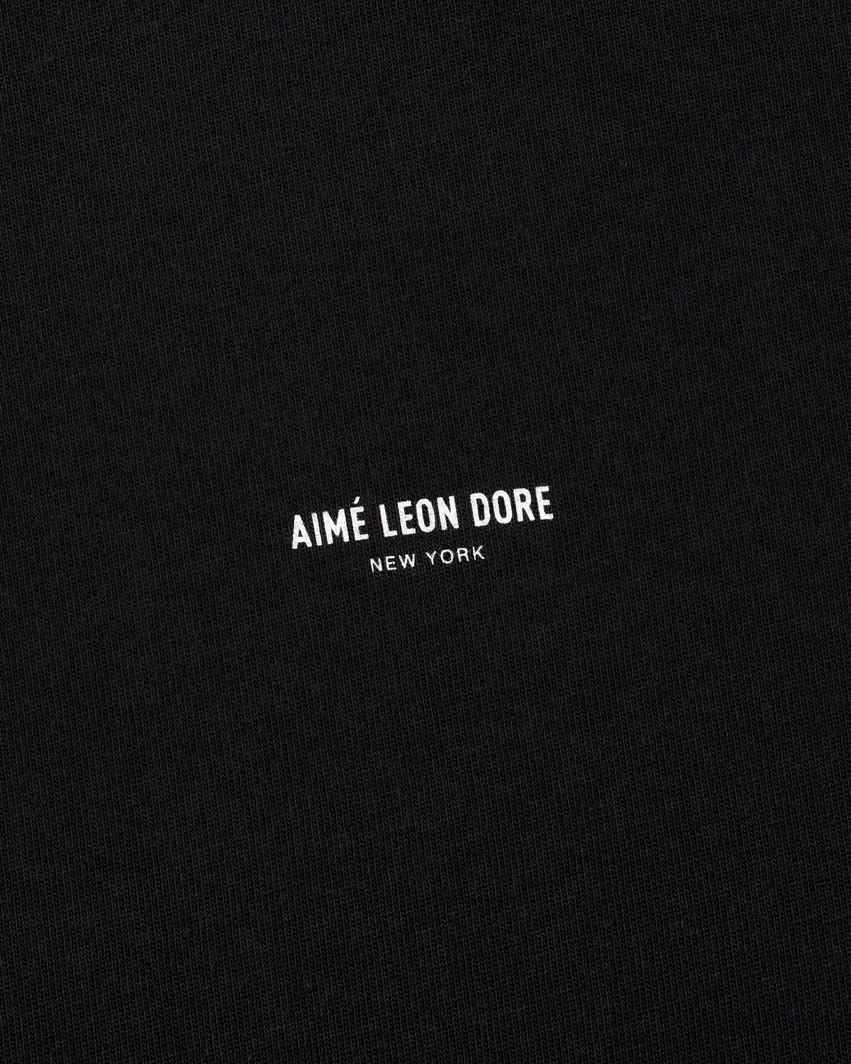 Aimé Leon Dore Jet black Micro Logo Tee Clothing