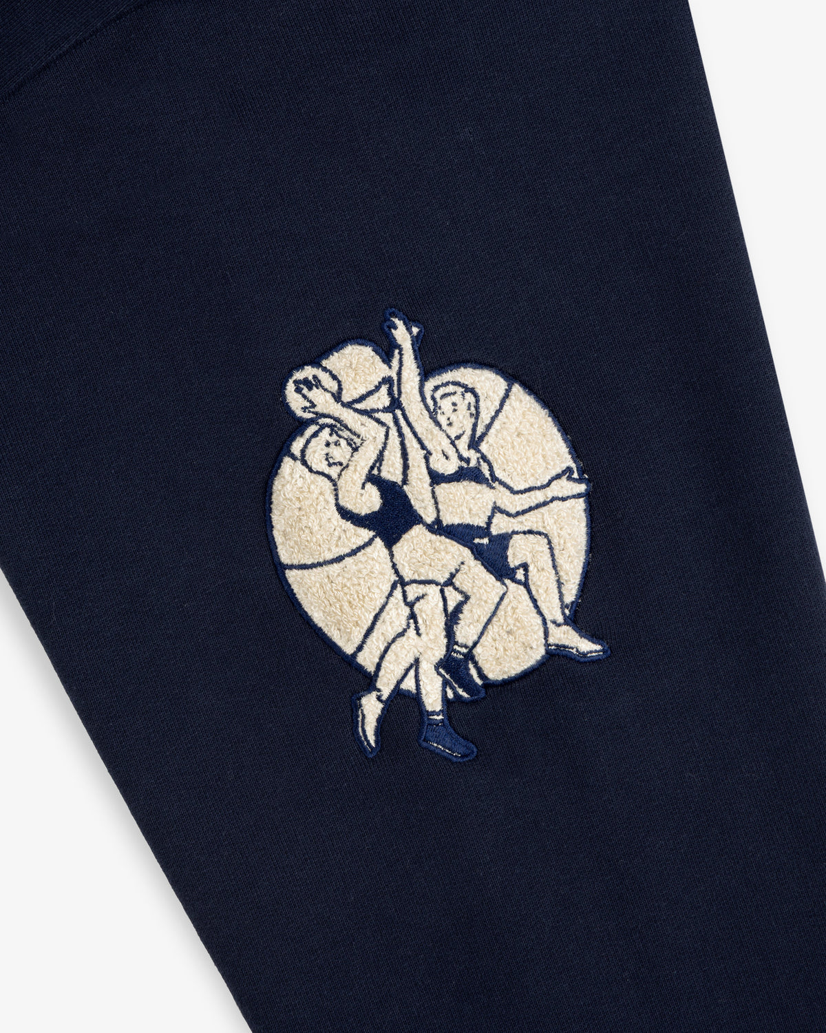 Aimé Leon Dore Navy blazer Mulberry Letterman Hoodie Clothing