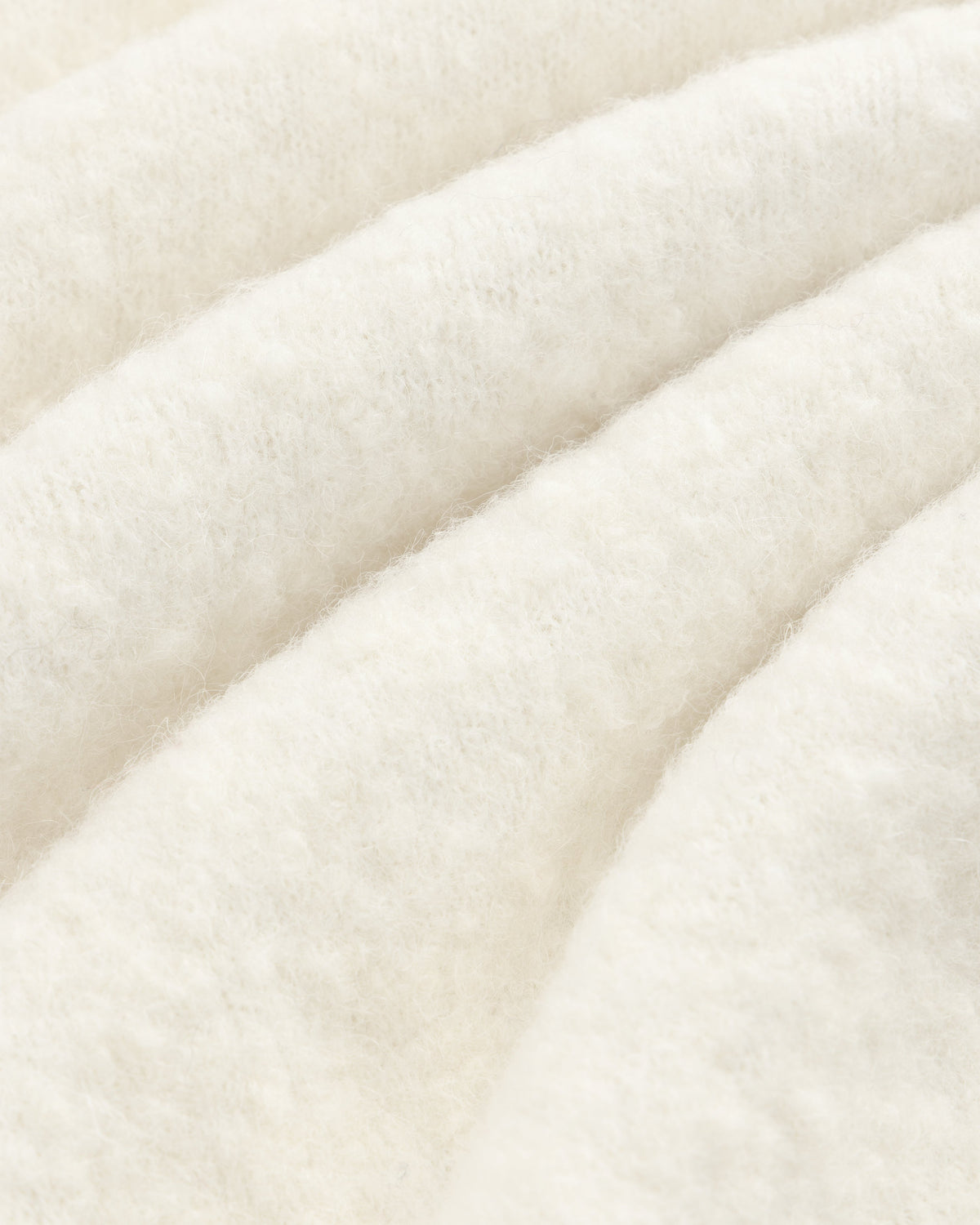 Aimé Leon Dore Coconut milk Alpaca Wool Quarter Zip Sweater Clothing