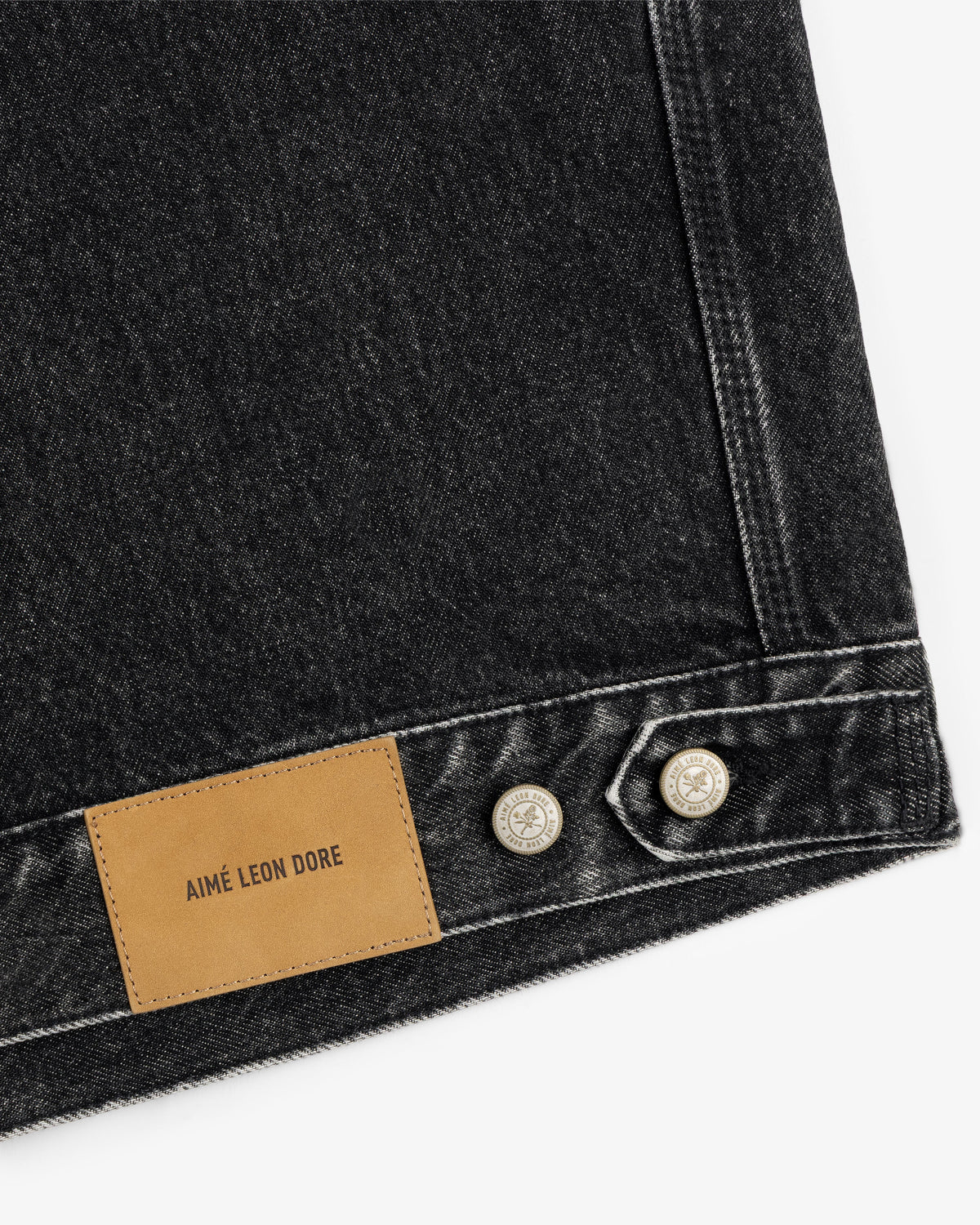 Aimé Leon Dore Evening blue Denim Trucker Jacket Clothing