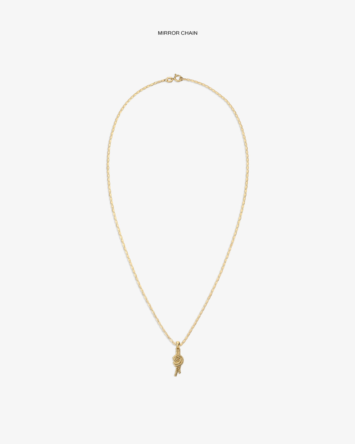 Aimé Leon Dore Evening blue 14Kt Gold Nautical Knot Pendant Jewelry