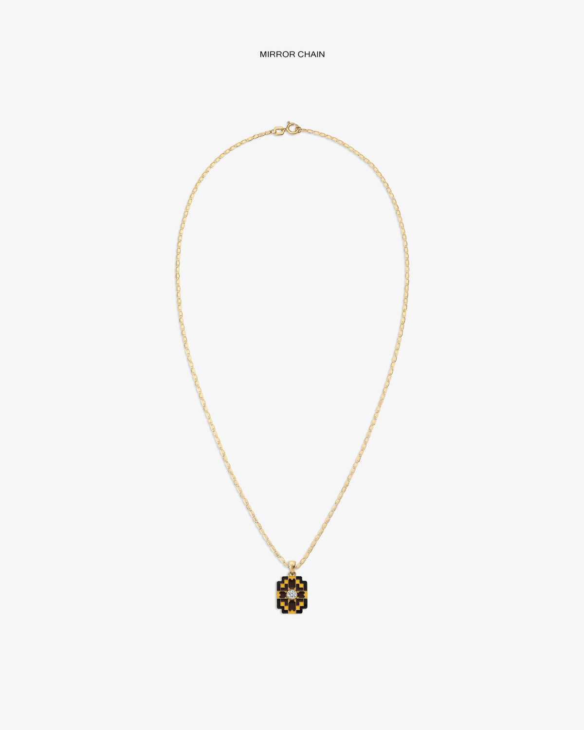 Aimé Leon Dore Evening blue Diamond Mosaic Pendant Jewelry