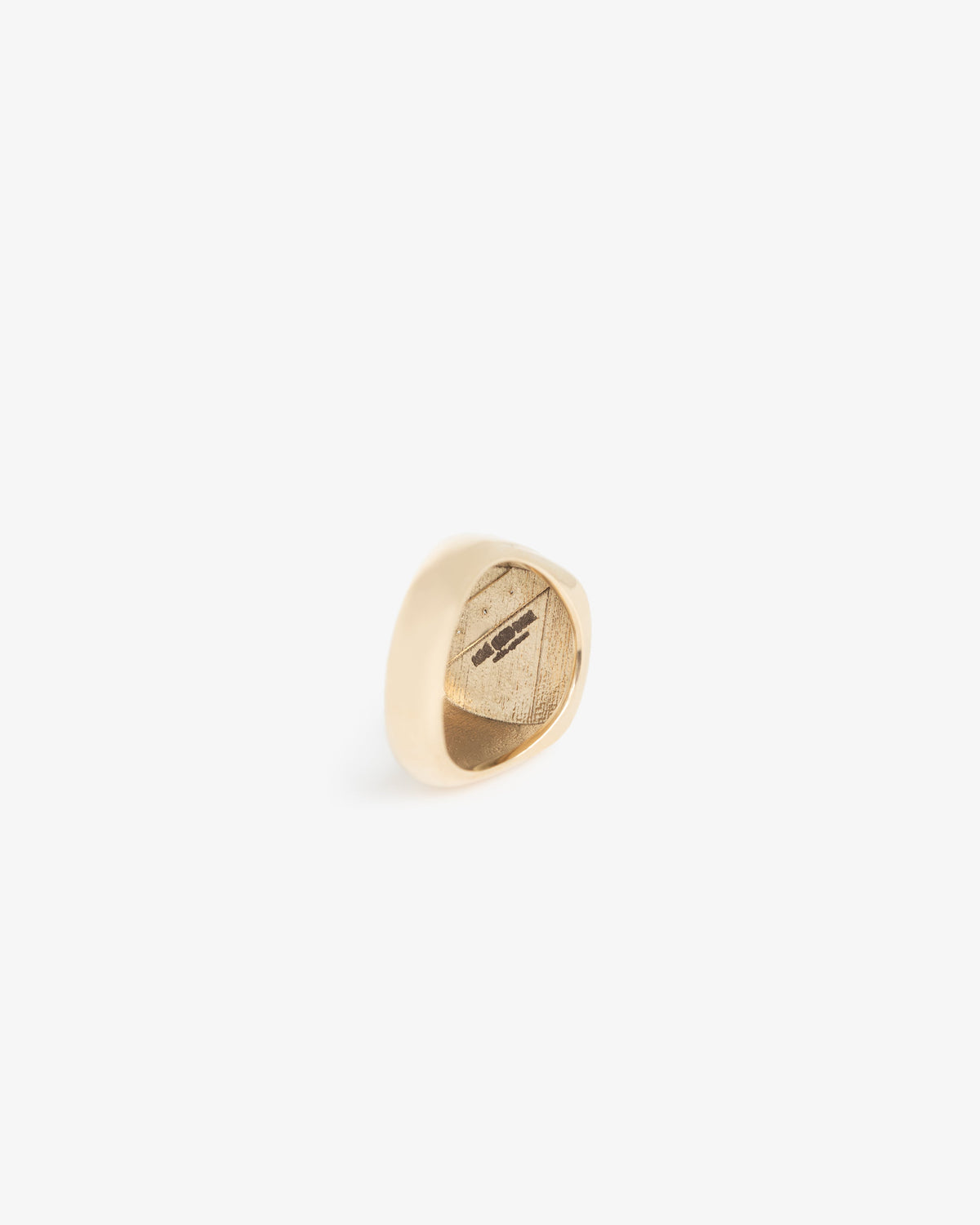 Aimé Leon Dore Evening blue 14Kt Gold Diamond Signet Ring Jewelry