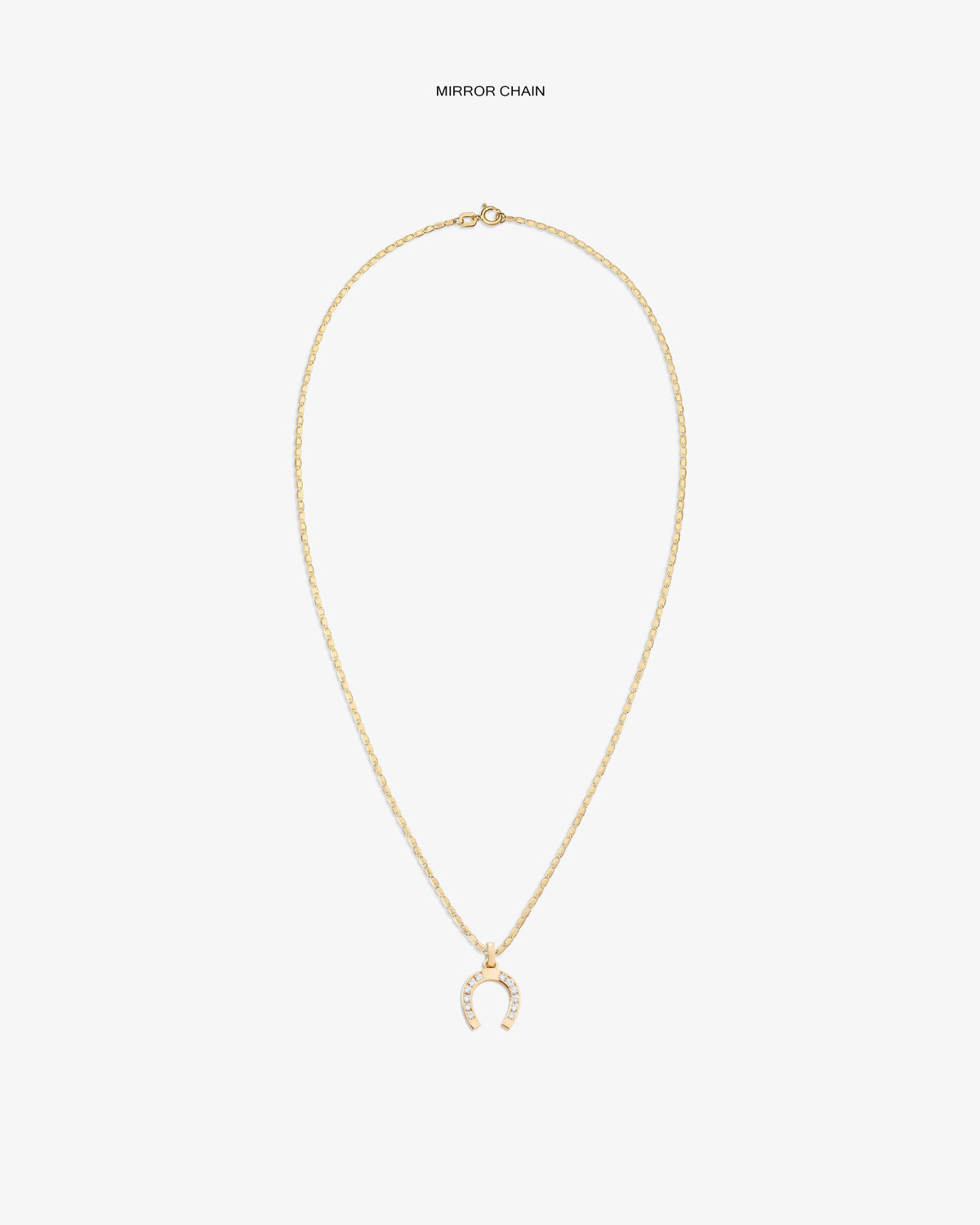 Aimé Leon Dore Evening blue Diamond Horseshoe Pendant Jewelry