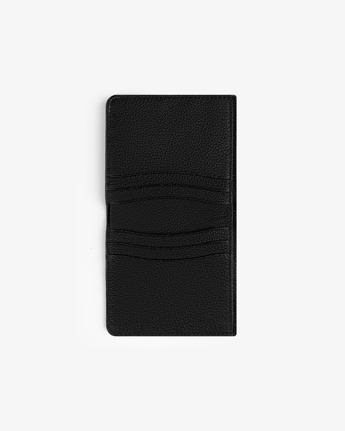 Aimé Leon Dore Jet black Leather Bi-Fold Wallet Accessories