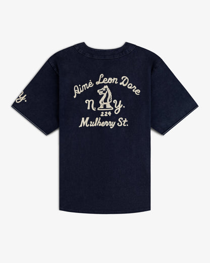 Aimé Leon Dore Navy blazer Mulberry Chainstitch Baseball Jersey Clothing