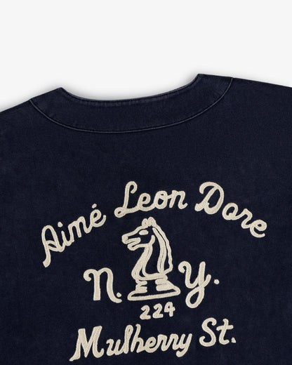 Aimé Leon Dore Navy blazer Mulberry Chainstitch Baseball Jersey Clothing