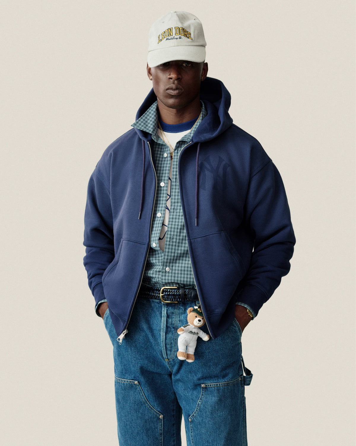 Aimé Leon Dore Blue plaid Plaid Casual Shirt Clothing