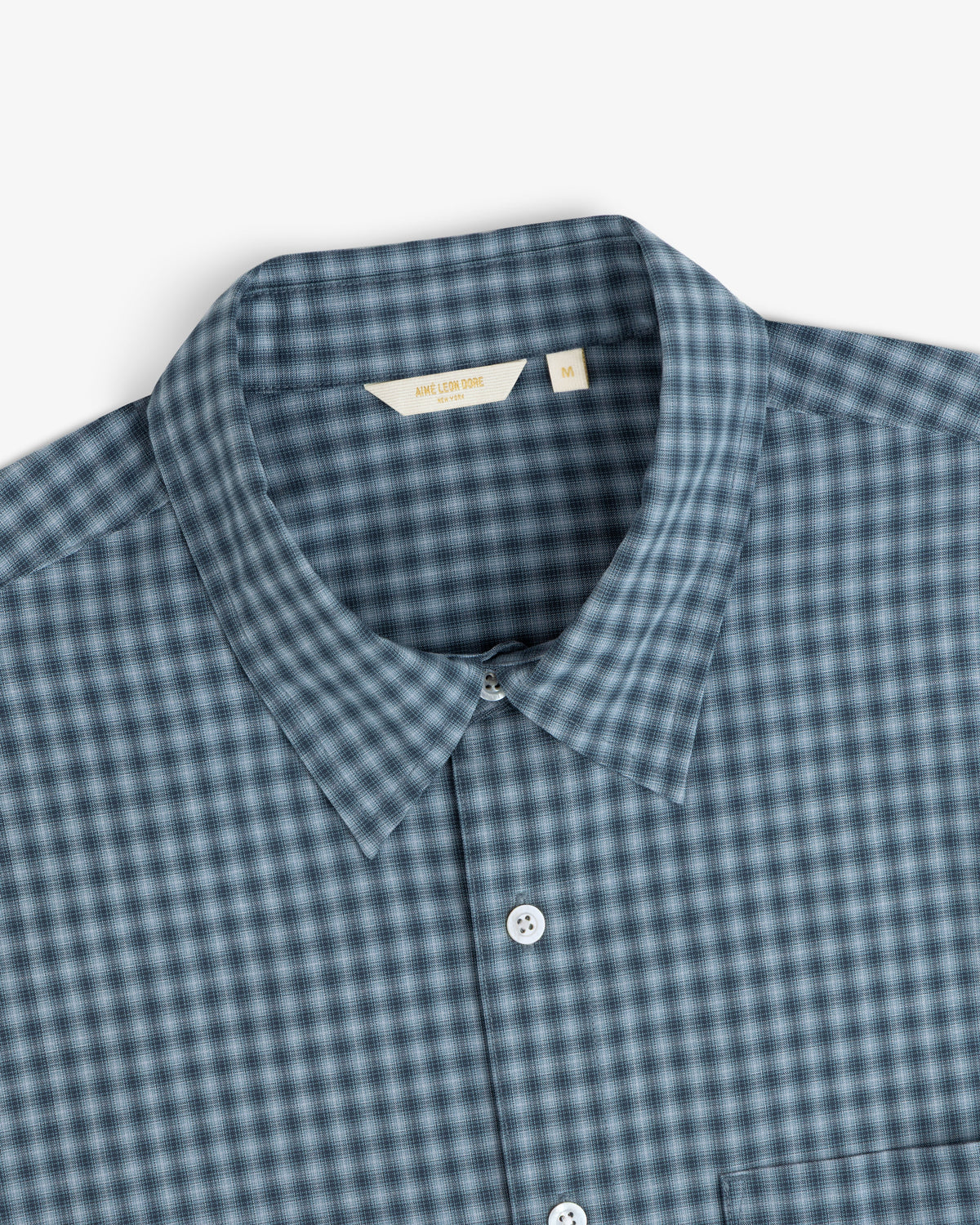 Aimé Leon Dore Blue plaid Plaid Casual Shirt Clothing