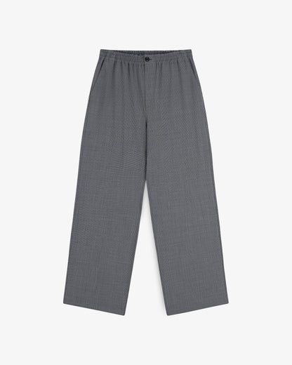 Aimé Leon Dore Grey houndstooth Houndstooth Elasticated Waist Trouser Clothing