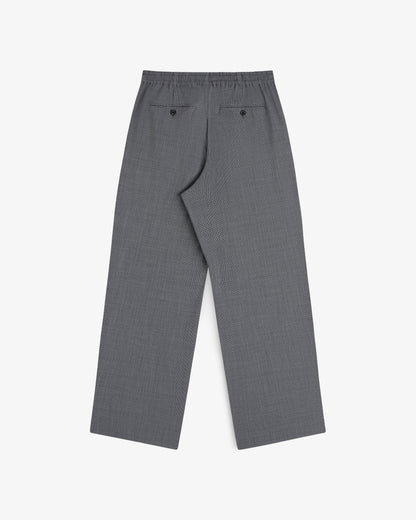 Aimé Leon Dore Grey houndstooth Houndstooth Elasticated Waist Trouser Clothing