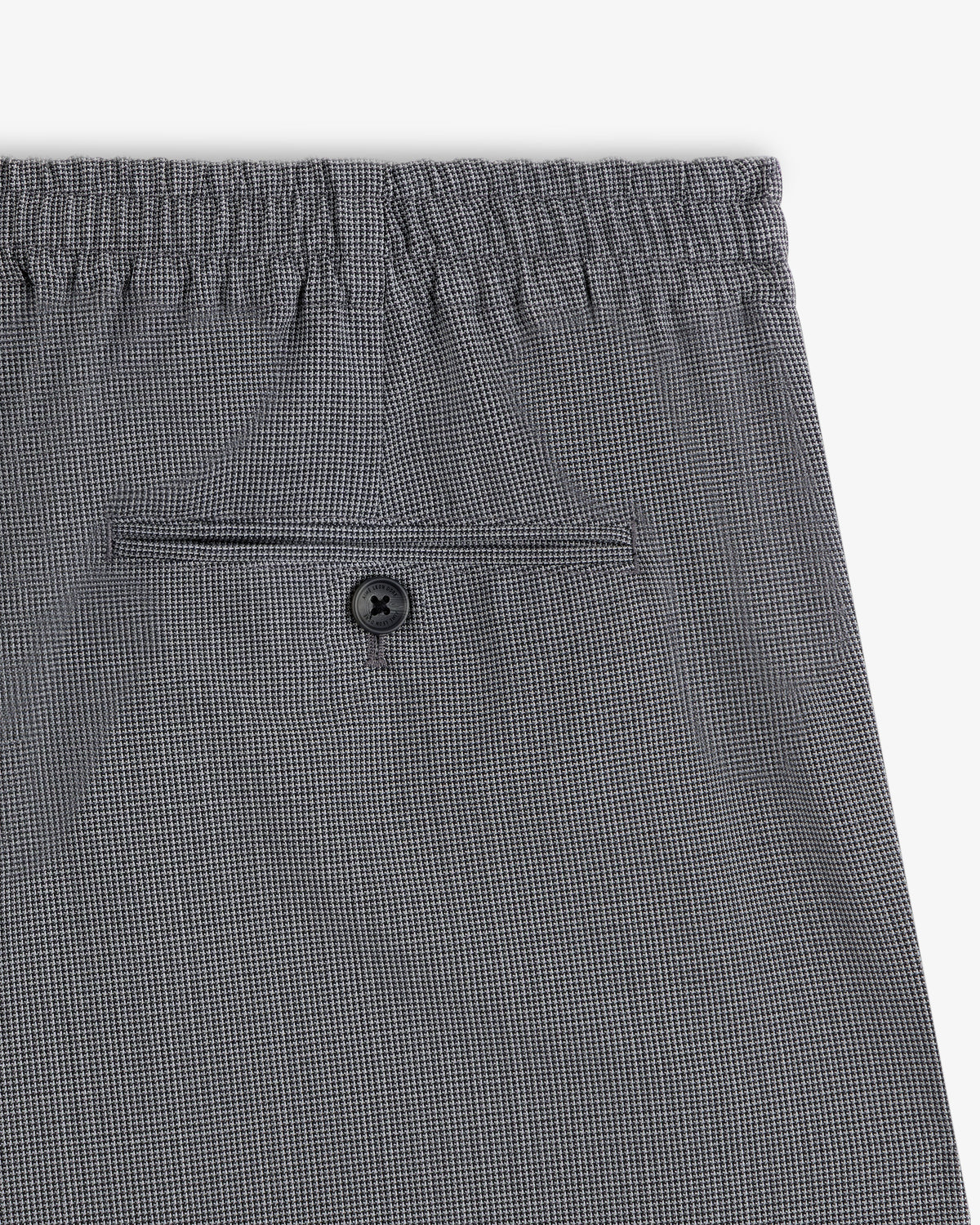 Aimé Leon Dore Grey houndstooth Houndstooth Elasticated Waist Trouser Clothing