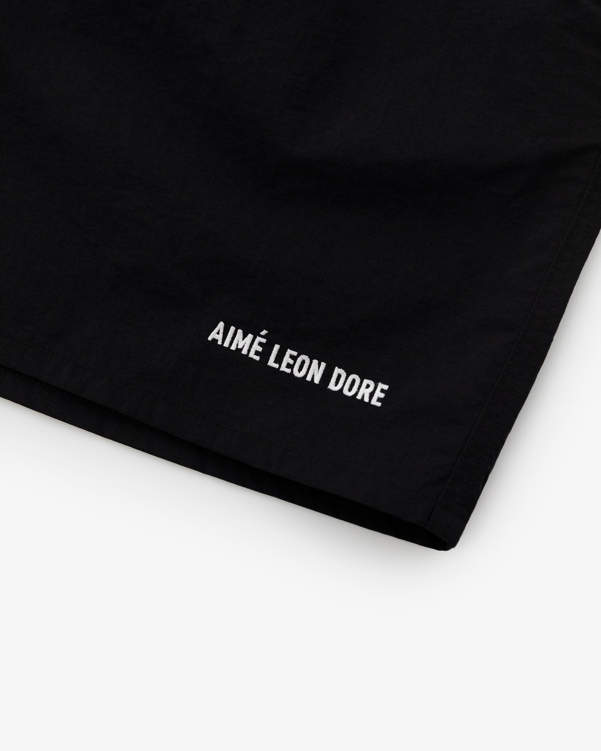 Aimé Leon Dore Jet black Logo Swim Short Clothing