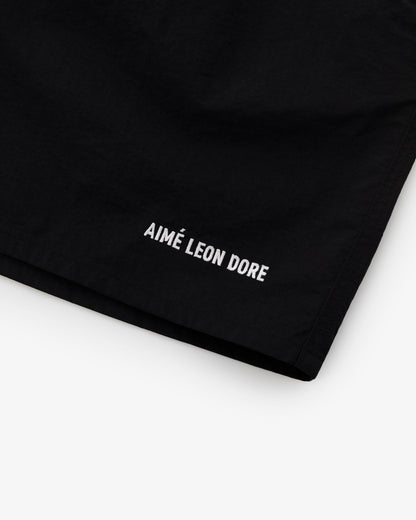 Aimé Leon Dore Jet black Logo Swim Short Clothing