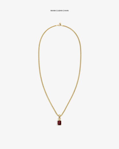 Aimé Leon Dore Evening blue 14Kt Gold Crest Gemstone Pendant Jewelry