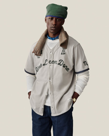 Aimé Leon Dore Paloma Mulberry Chainstitch Baseball Jersey Clothing