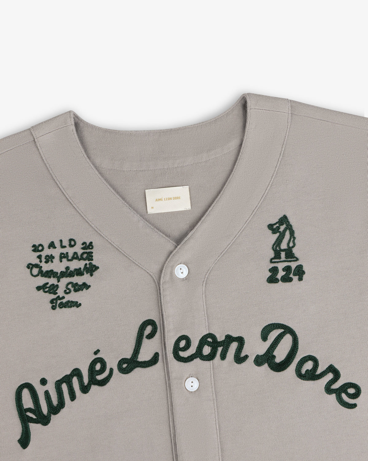 Aimé Leon Dore Paloma Mulberry Chainstitch Baseball Jersey Clothing
