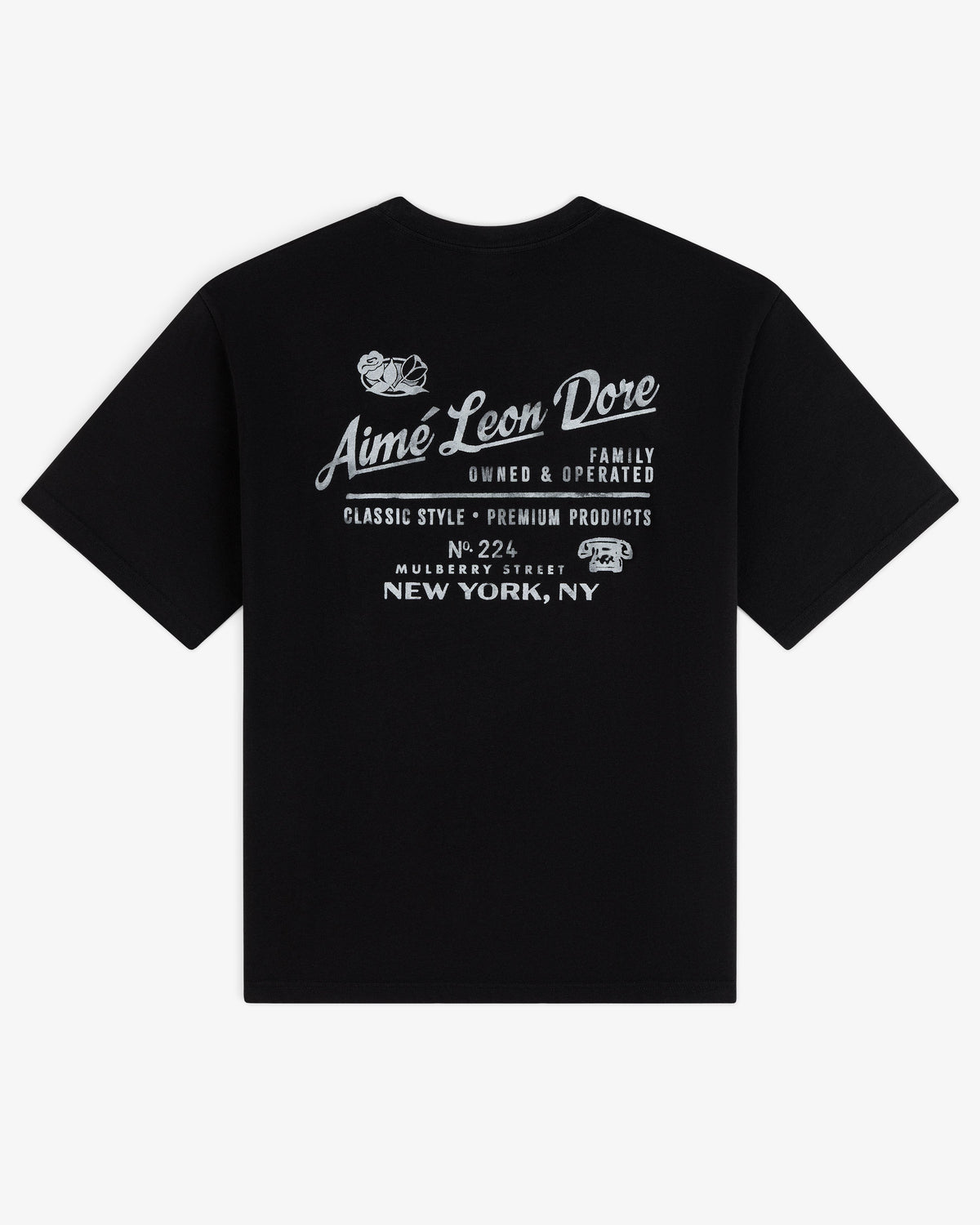 Aimé Leon Dore Jet black Neighborhood Tee Clothing