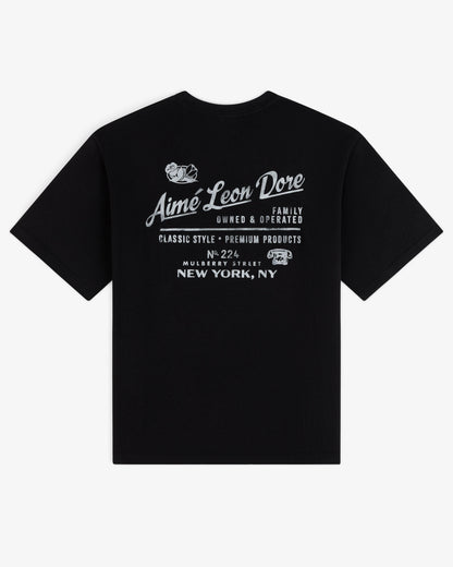 Aimé Leon Dore Jet black Neighborhood Tee Clothing