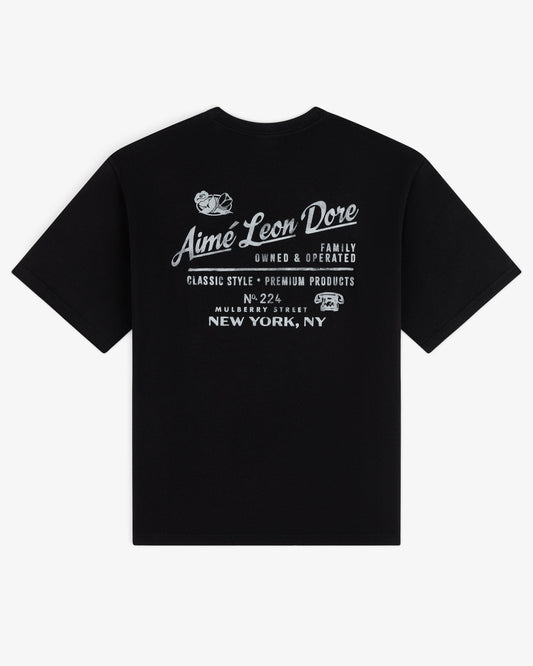 Aimé Leon Dore Jet black Neighborhood Tee Clothing