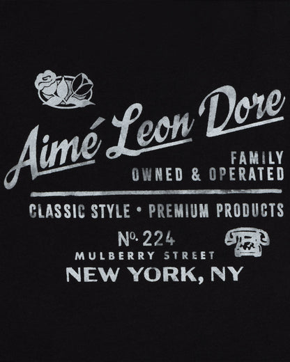Aimé Leon Dore Jet black Neighborhood Tee Clothing