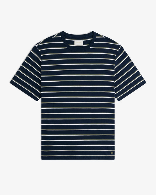 Aimé Leon Dore Navy blazer Yarn Dyed Striped Tee Clothing