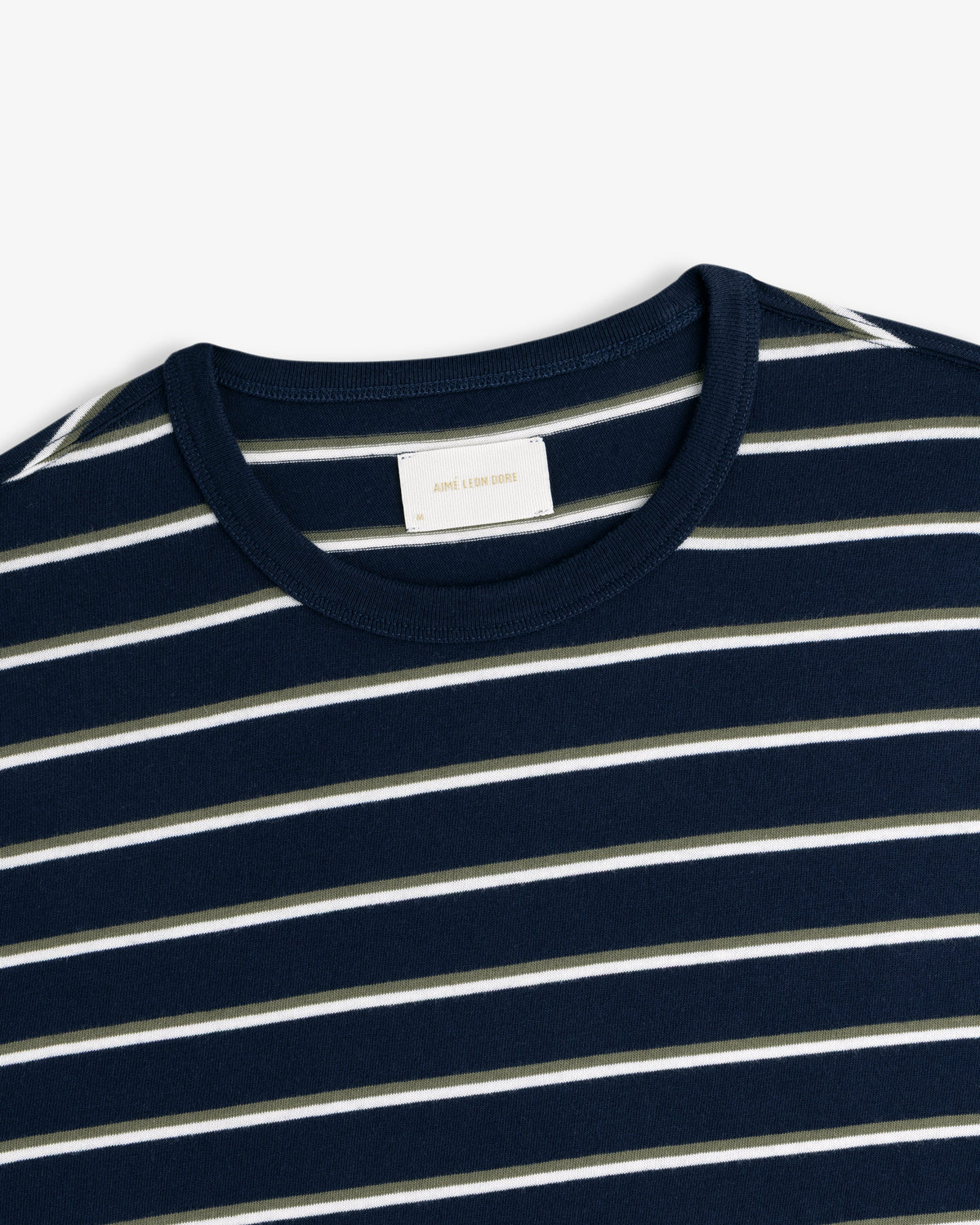 Aimé Leon Dore Navy blazer Yarn Dyed Striped Tee Clothing
