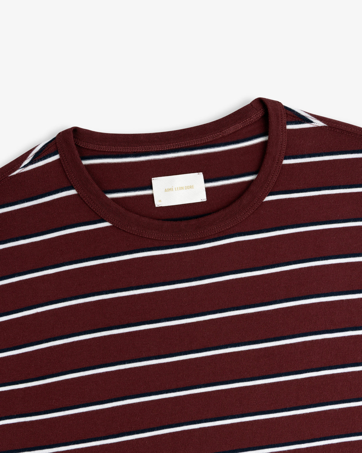 Aimé Leon Dore Chocolate truffle Yarn Dyed Striped Tee Clothing
