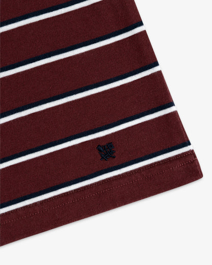 Aimé Leon Dore Chocolate truffle Yarn Dyed Striped Tee Clothing