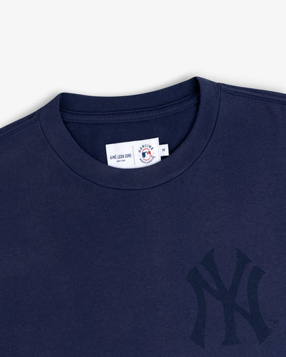 Aimé Leon Dore Naval academy Yankees Washed Logo Tee Clothing