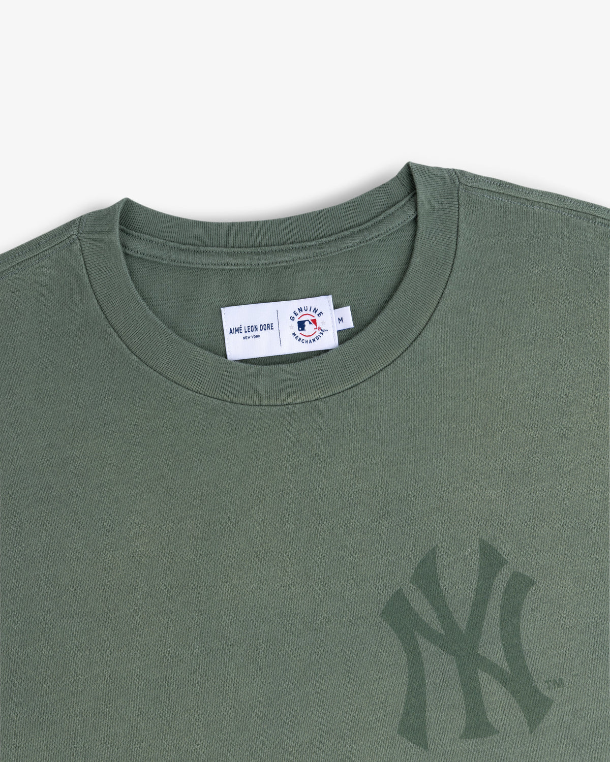 Aimé Leon Dore Laurel wreath Yankees Washed Logo Tee Clothing