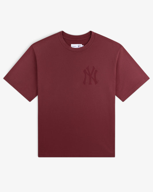 Aimé Leon Dore Cordovan Yankees Washed Logo Tee Clothing
