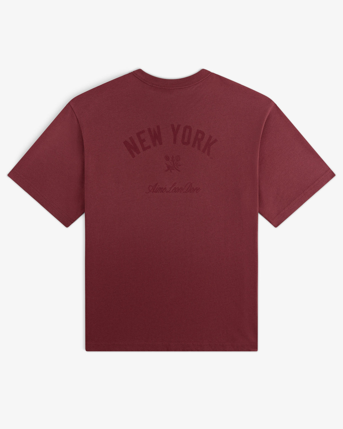 Aimé Leon Dore Cordovan Yankees Washed Logo Tee Clothing