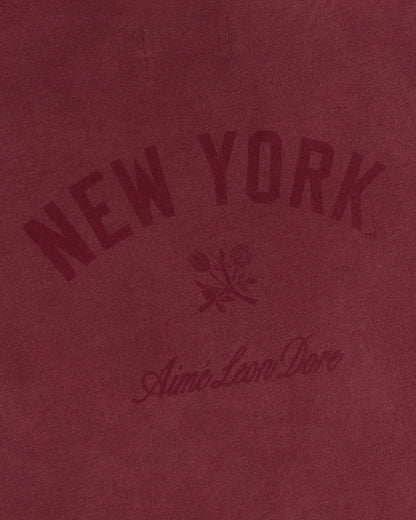 Aimé Leon Dore Cordovan Yankees Washed Logo Tee Clothing