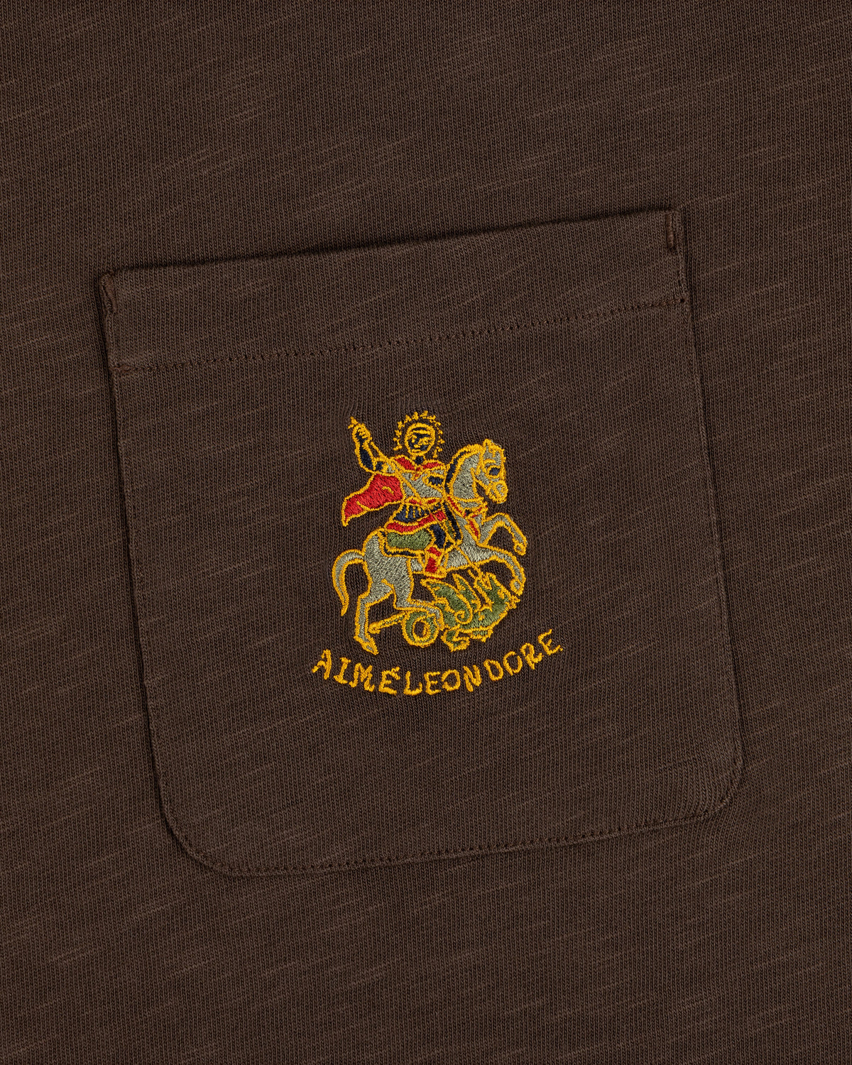 Aimé Leon Dore Coffee bean Saint George Slub Pocket Tee Clothing