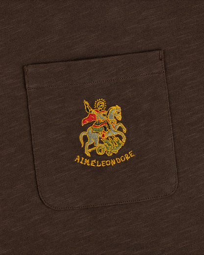 Aimé Leon Dore Coffee bean Saint George Slub Pocket Tee Clothing