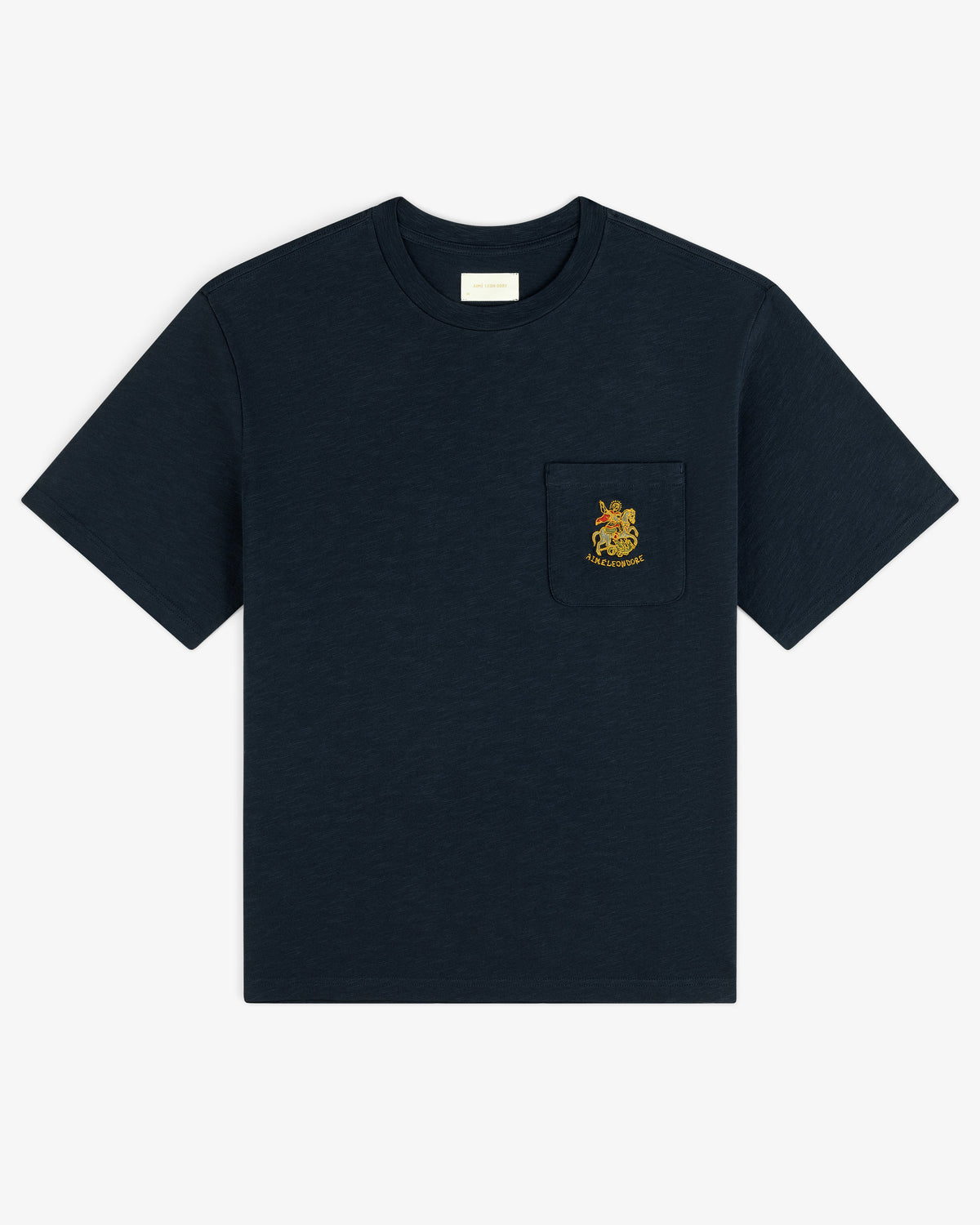 Aimé Leon Dore Navy blazer Saint George Slub Pocket Tee Clothing