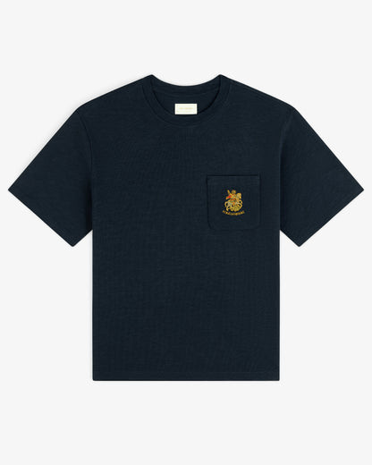 Aimé Leon Dore Navy blazer Saint George Slub Pocket Tee Clothing