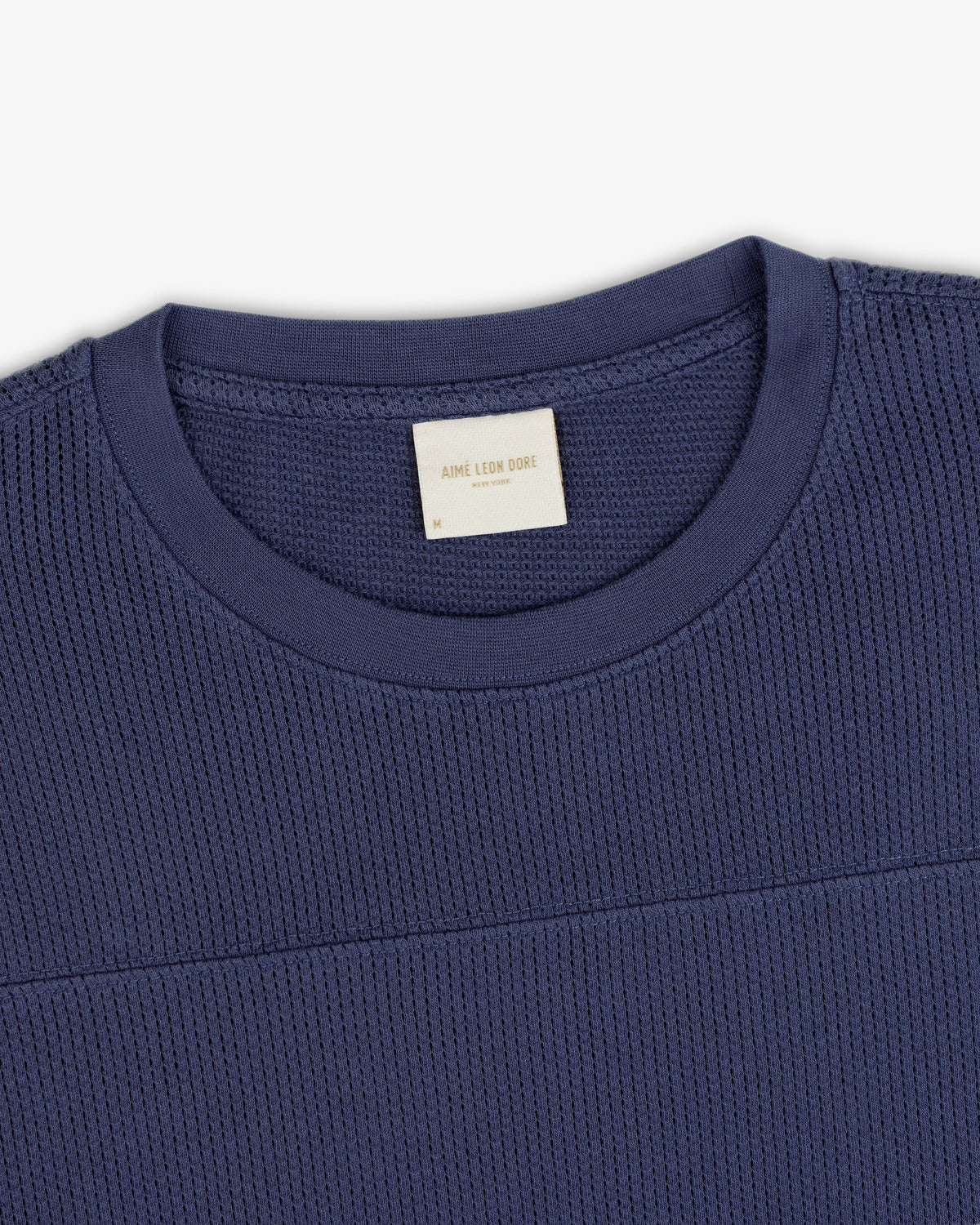 Aimé Leon Dore Crown blue Long-Sleeve Mesh Football Tee Clothing