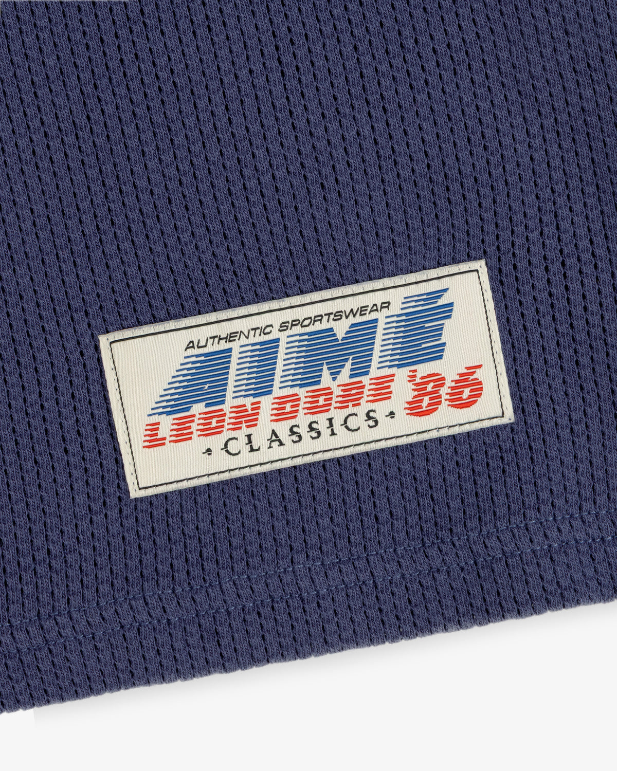 Aimé Leon Dore Crown blue Long-Sleeve Mesh Football Tee Clothing