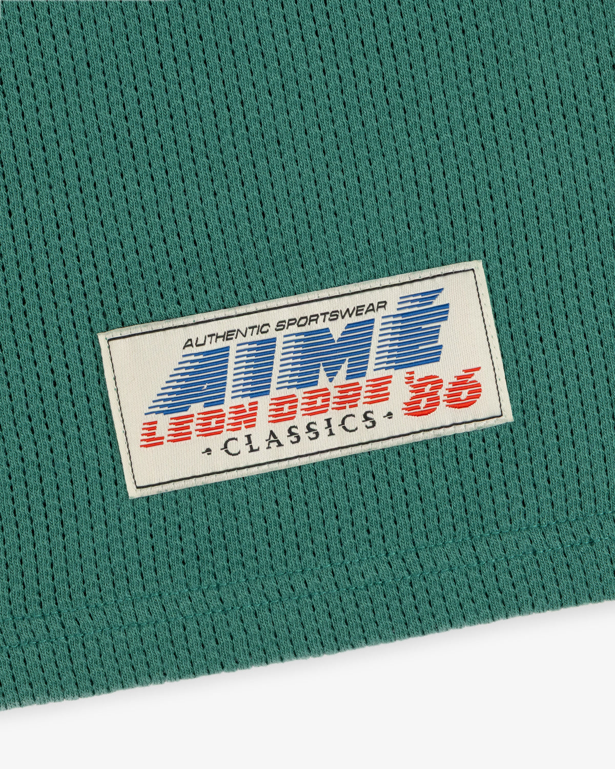 Aimé Leon Dore Pine green Long-Sleeve Mesh Football Tee Clothing