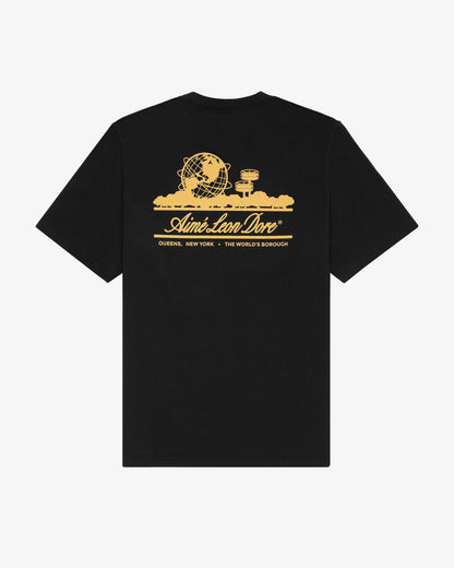 Aimé Leon Dore Jet black Unisphere Tee Clothing