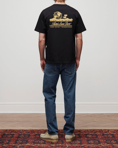 Aimé Leon Dore Jet black Unisphere Tee Clothing