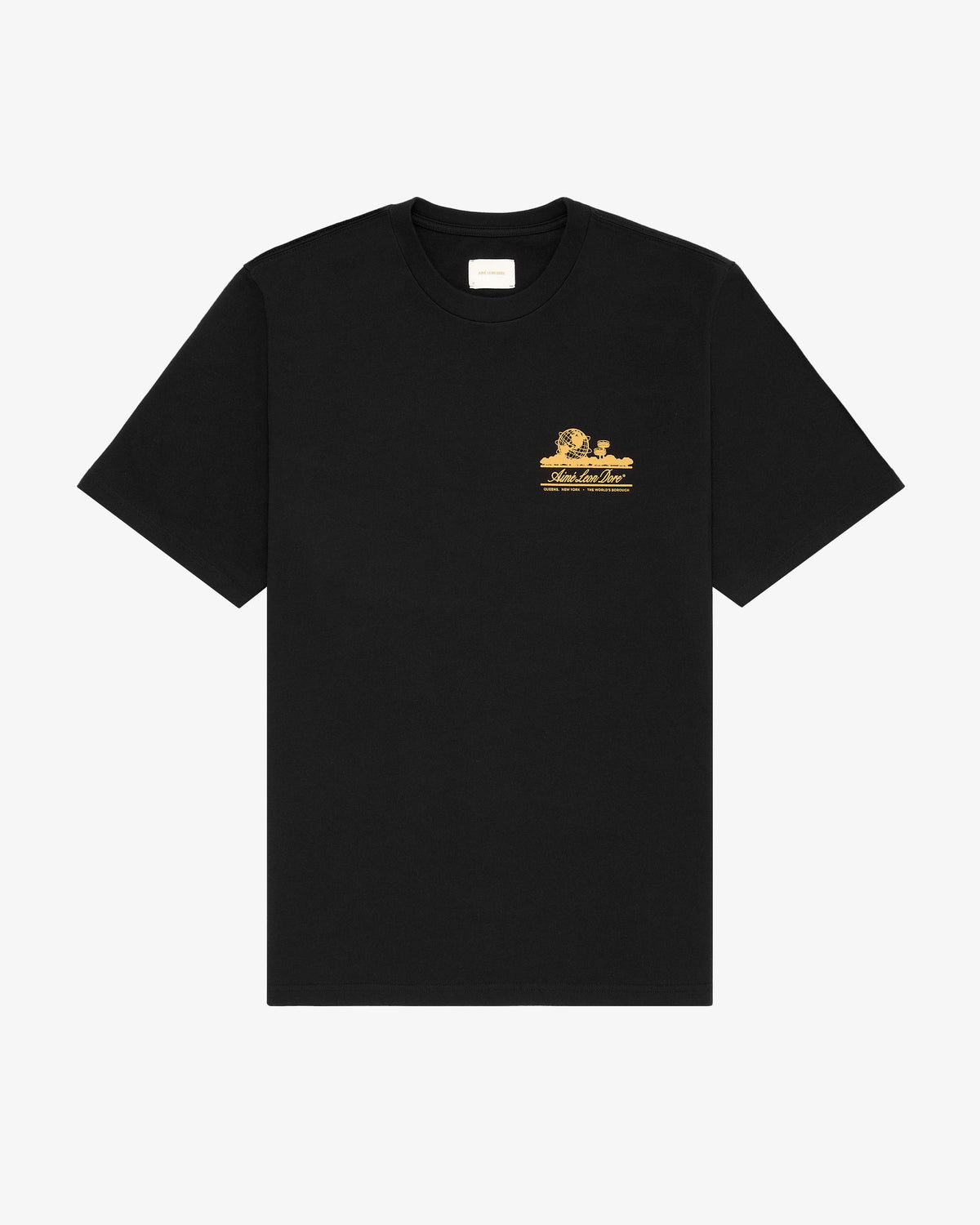 Aimé Leon Dore Jet black Unisphere Tee Clothing