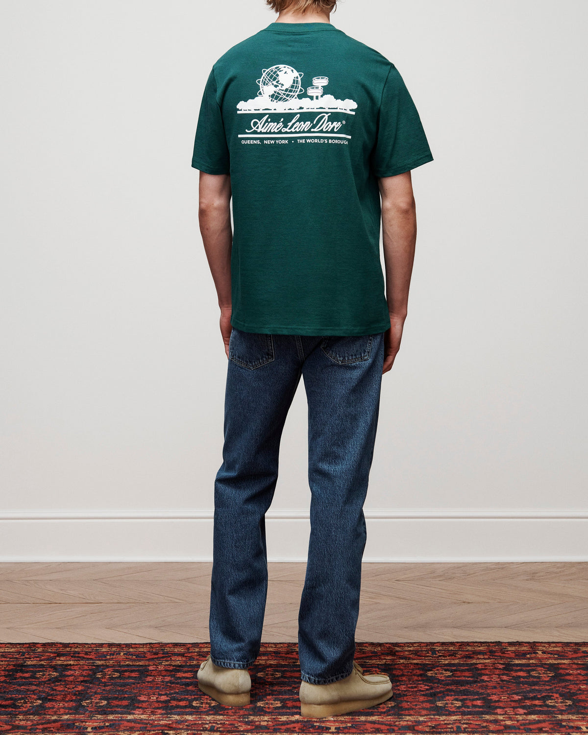 Aimé Leon Dore Botanical green Unisphere Tee Clothing
