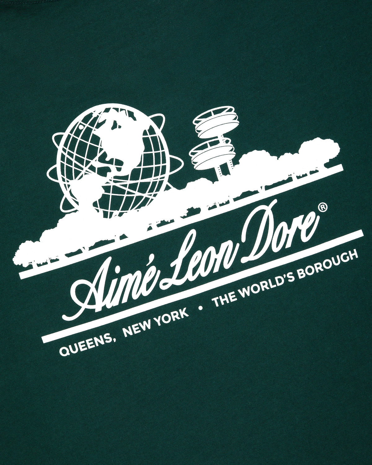 Aimé Leon Dore Botanical green Unisphere Tee Clothing