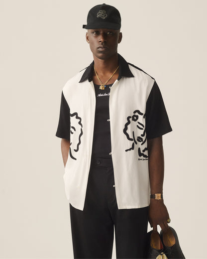 Aimé Leon Dore Jet black Embroidered Logo Tank Top Clothing