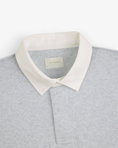 Aimé Leon Dore Silver mix Script Paneled Rugby Clothing