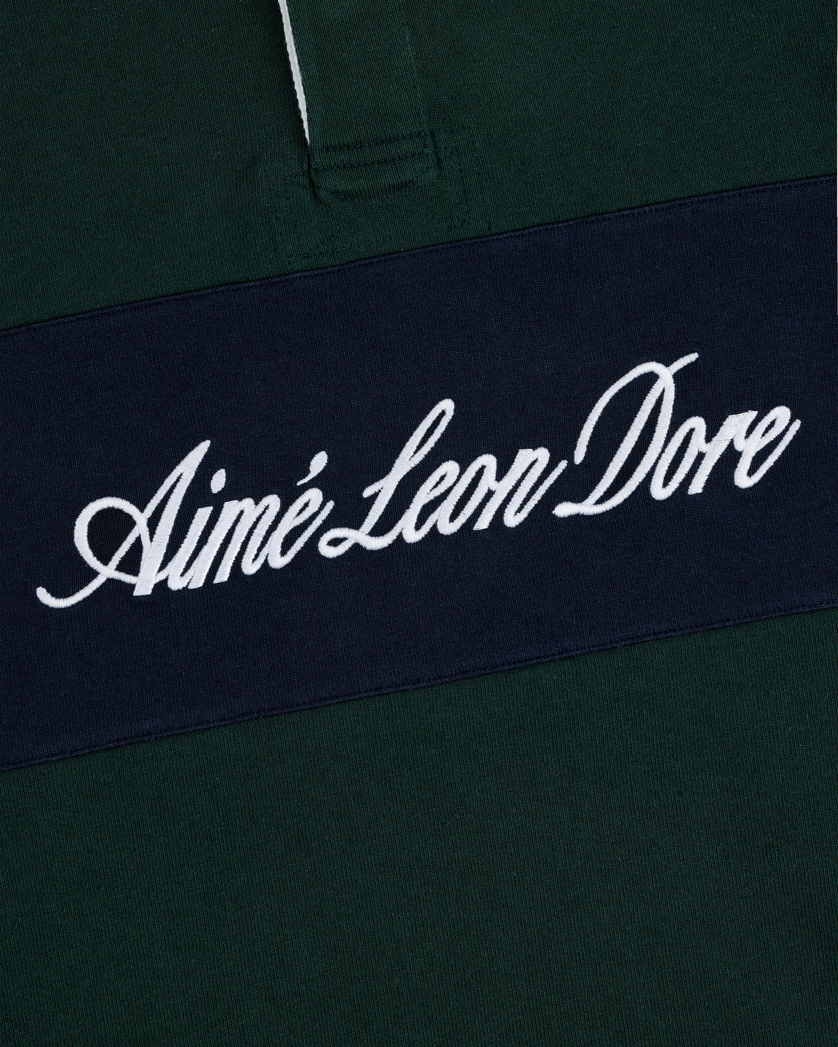 Aimé Leon Dore Pine grove Script Paneled Rugby Clothing