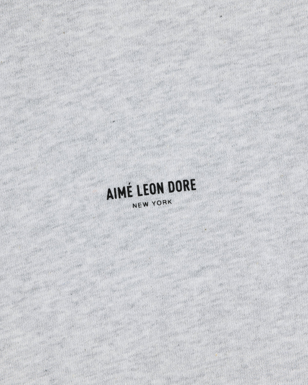 Aimé Leon Dore Silver mix Long-Sleeve Micro Logo Tee Clothing